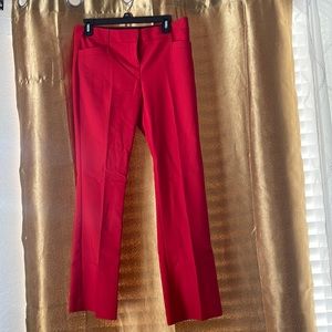 Red slacks